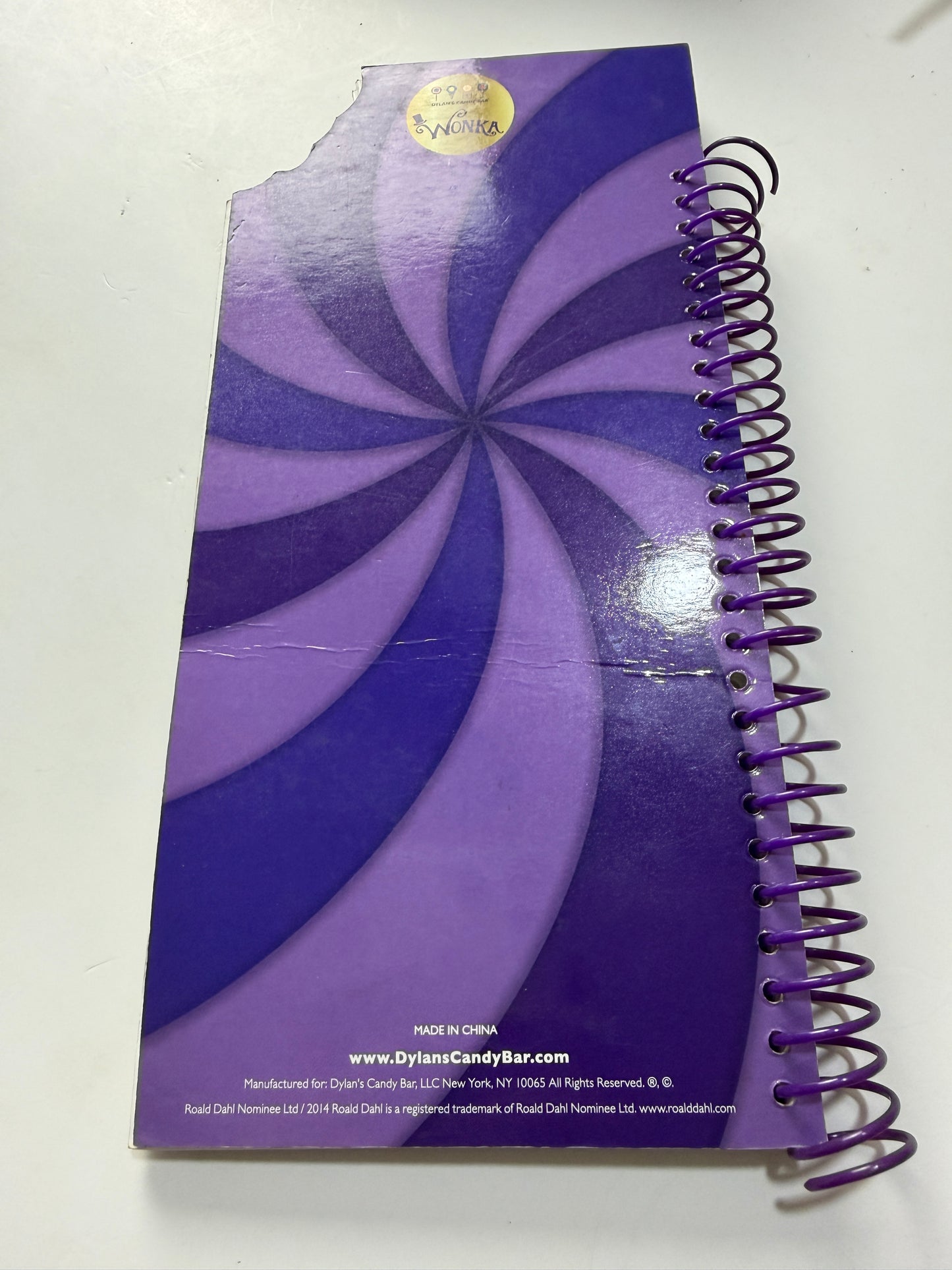 Chocolate Bar Spiral Notebook 3D Cover Creative Candy-Themed Journal Cute Gift for Students and Office Use