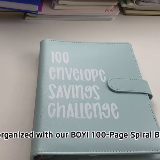100-Page Leather Binder