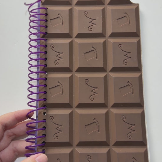 Chocolate Bar Spiral Notebook