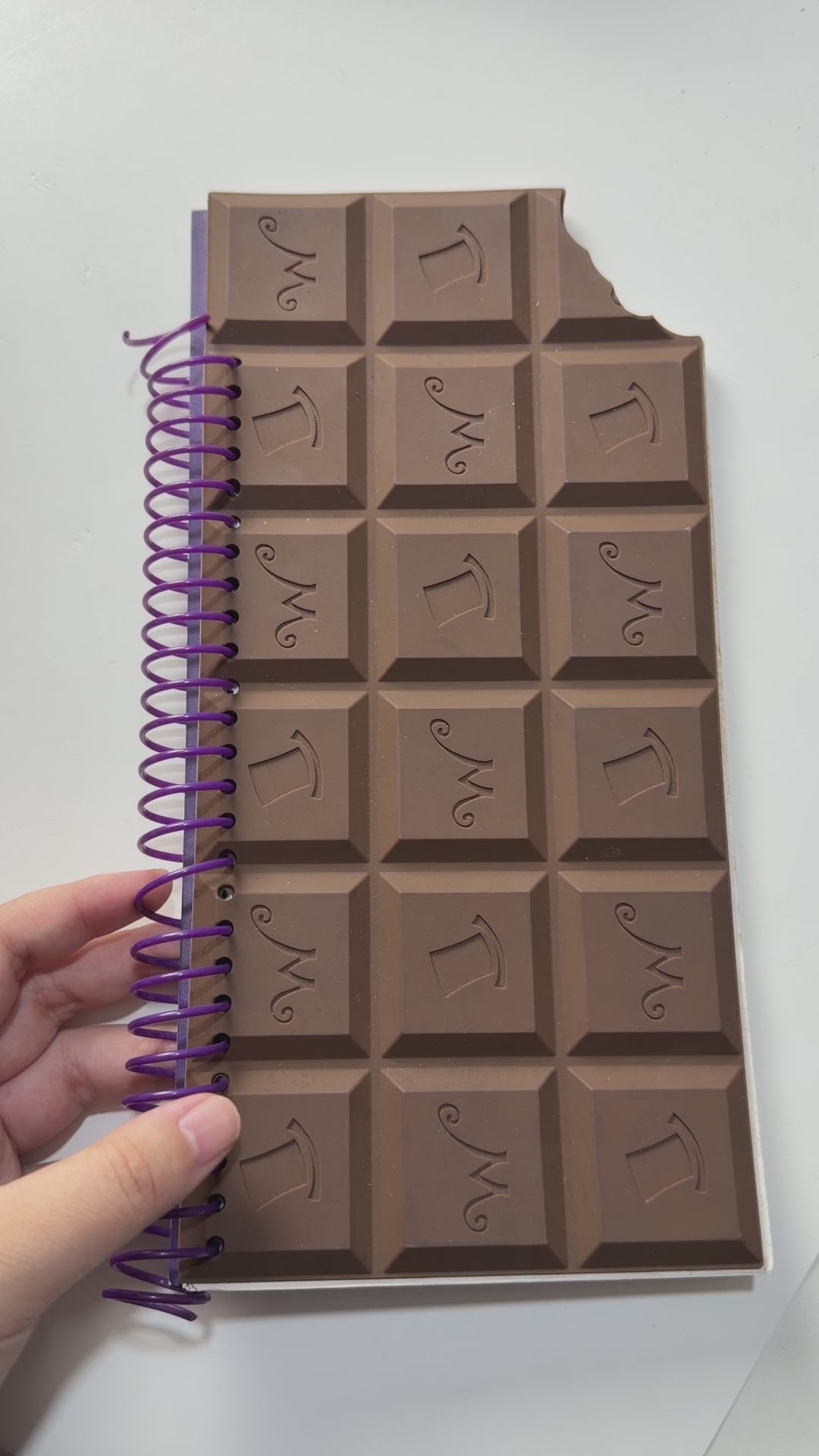 Chocolate Bar Spiral Notebook