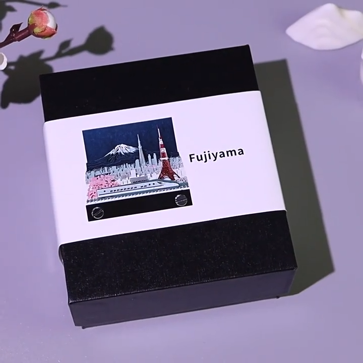 Mount Fuji 3D Memo Pad | Japan Scenic Paper Sculpture Sticky Notes Gift & Souvenir